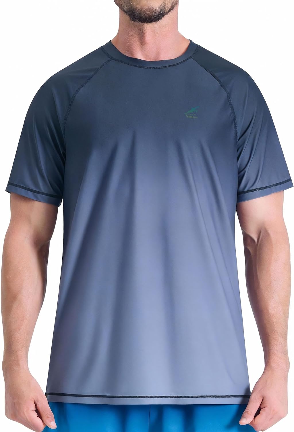 Men's Swim Shirts Rash Guard UPF 50+ UV Sun Protection T-Shirt Quick Dry Fishing Beach T Shirts