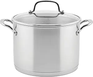 KitchenAid 71003 3-Ply Base Brushed Stainless Steel Stock Pot/Stockpot with