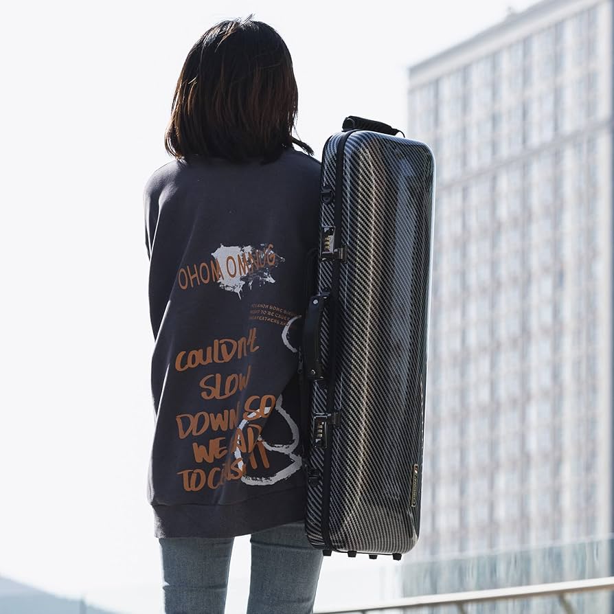 Amazon.co.jp: christina炭素繊維長方形バイオリンケース内に設置され