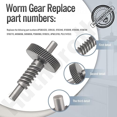Miniatura 8 de Kit de engranaje helicoidal con engranaje helicoidal 9709231, rodamiento 9703445, engranaje 9706529, junta 9709511, clip circular 9703680 y grasa de