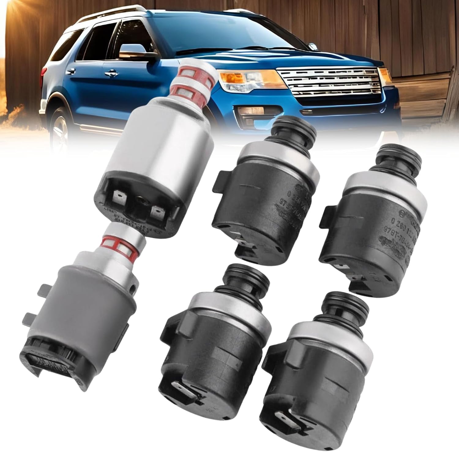 4R44E 4R55E 5R44E 5R55E Transmission Solenoid Kit For Ford Ranger, For Explorer Sport Trac, For Explorer, For Aerostar, For Mazda B2300 B2500 B4000