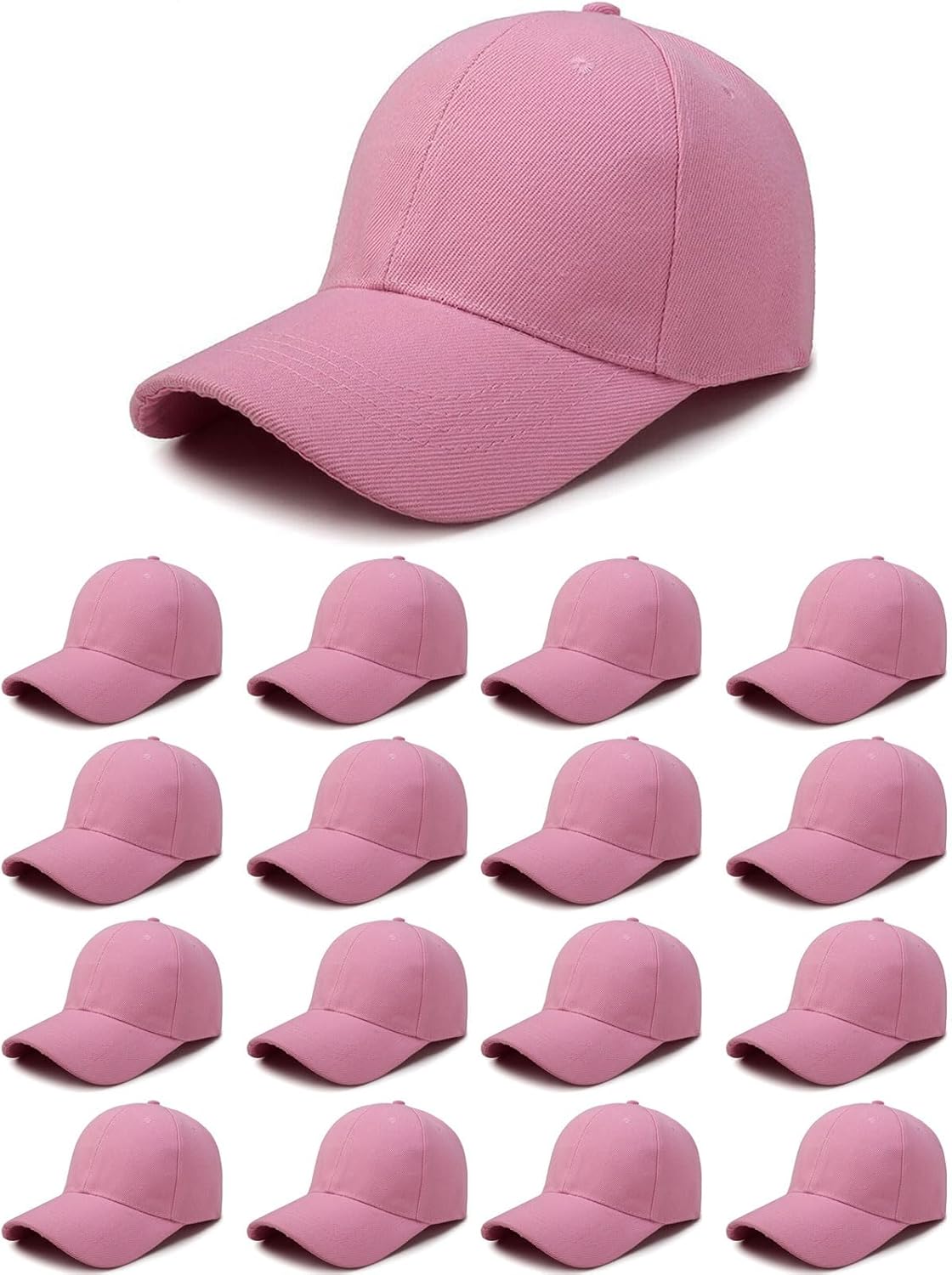 16 Pack Trucker Hat Adjustable Gorras，Blank Baseball Cap for Trucker，Wholesale Unisex Ball Cap for Men & Women