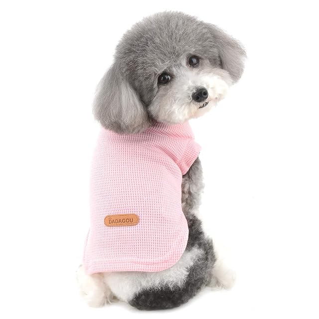 Foto 7 de 8 de Zunea Camisas para Perros Pequeños Verano Chaleco de Algodón Suave Ropa para Cachorro Camiseta sin Mangas…