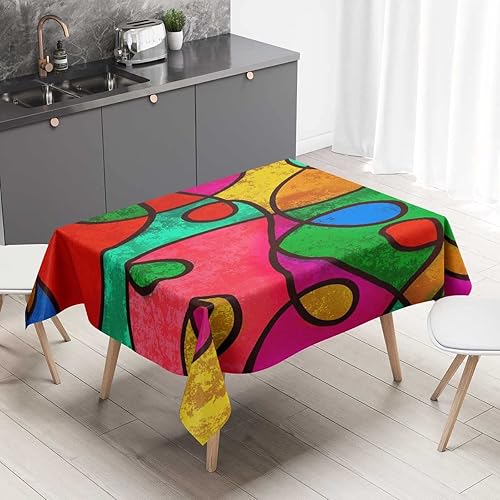 Miniatura 1 de Abstract Background Graphic Design Manteles De Mesa Picnic Table Cloth Tabletop Decoration 54 X 72 Inch