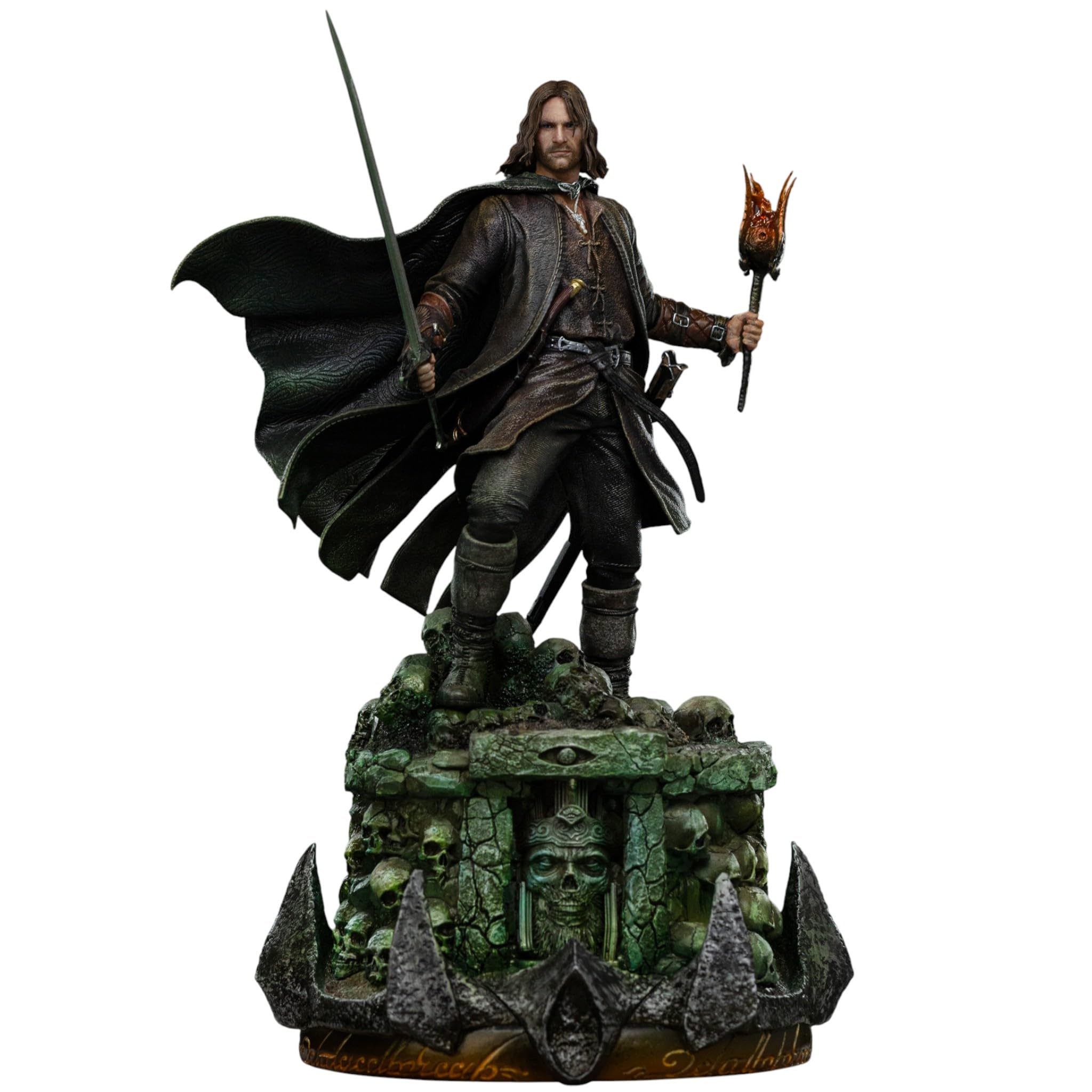 Iron Studios Multicolor Art Scale Statue 1/10 Aragorn Unleashed – The Lord Of The Rings 31 Cm