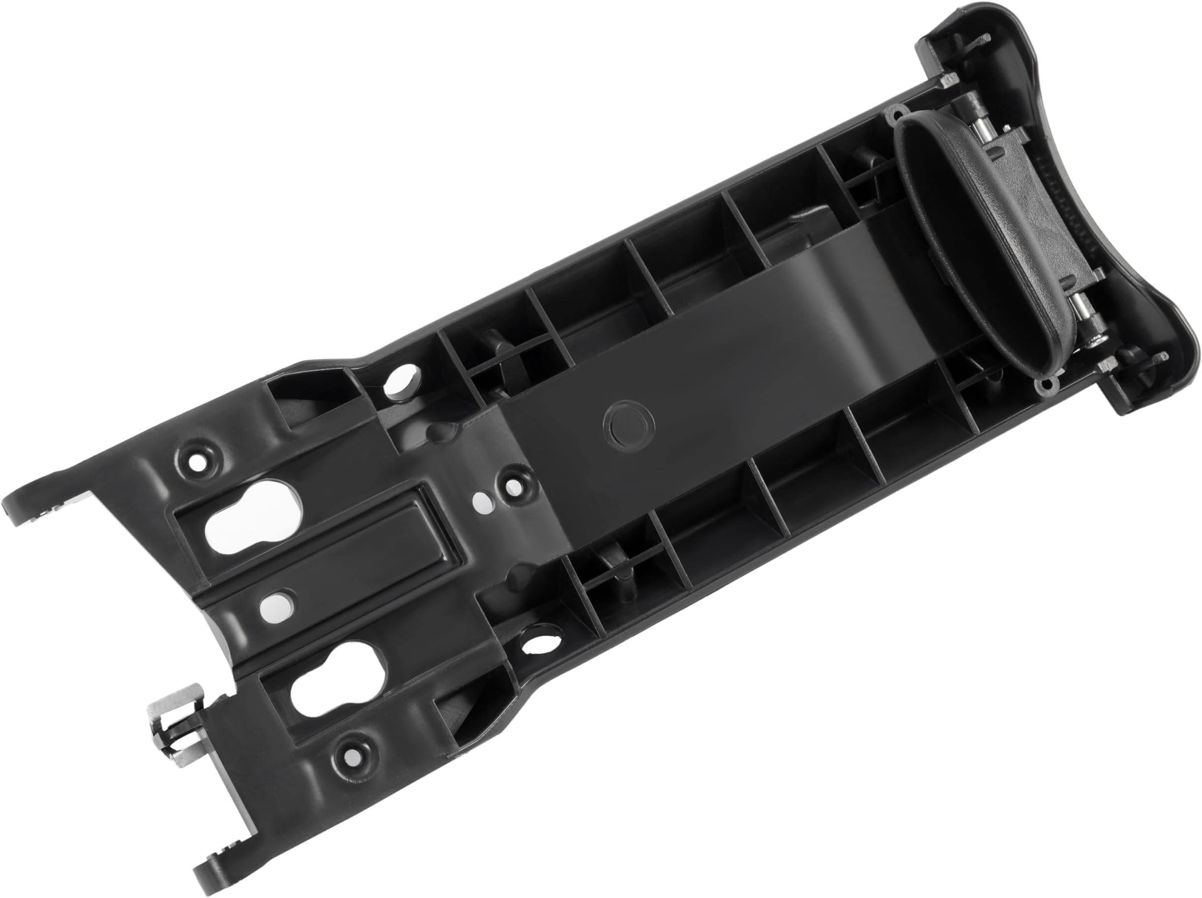 KUAFU Center Console Lid Armrest Sliding Mechanism Accessory Compatible with 2006 2007 2008 2009 2010 2011 Honda Civic Plastic Black