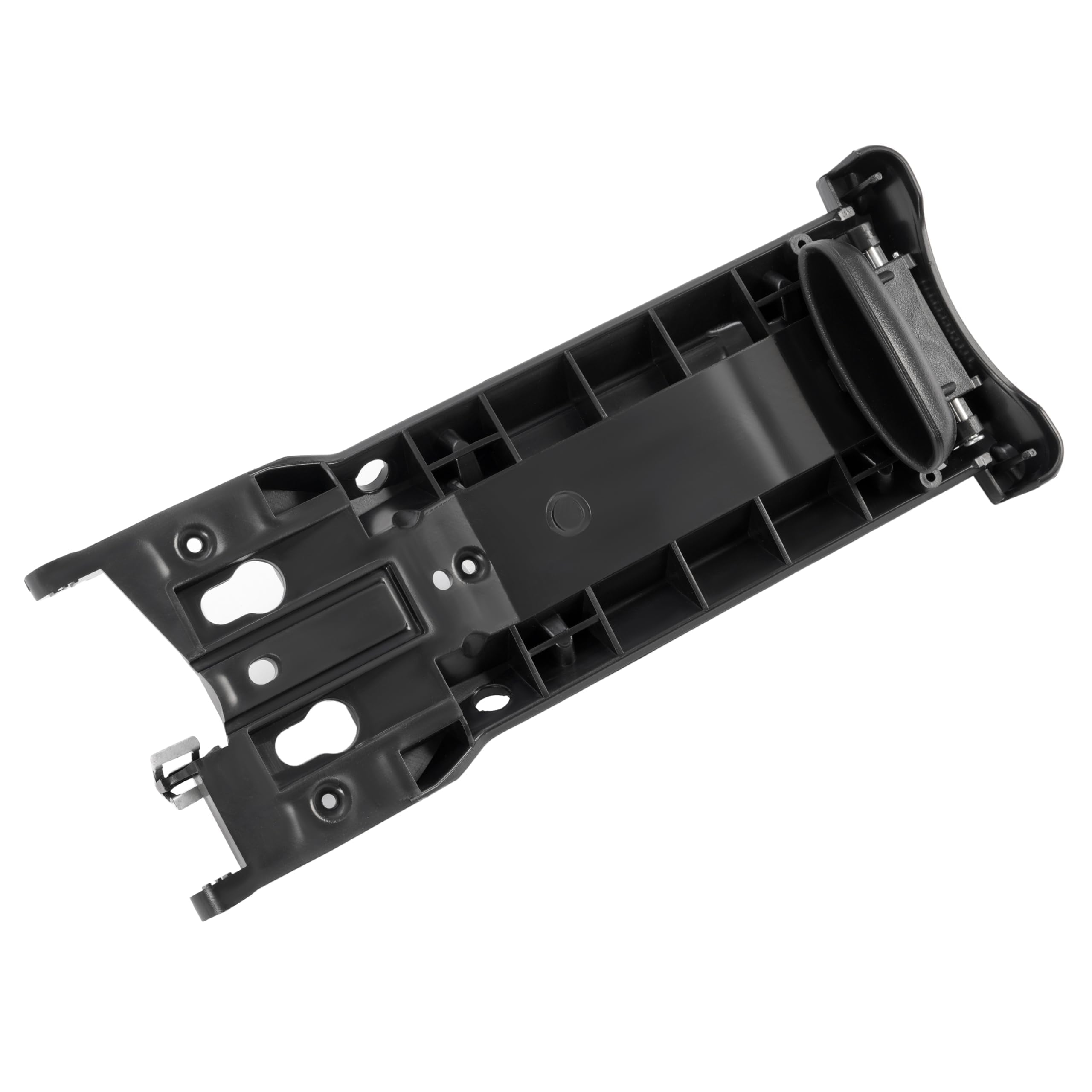 KUAFUCenter Console Lid Armrest Sliding Mechanism Accessory Compatible with 2006 2007 2008 2009 2010 2011 Honda Civic Plastic Black