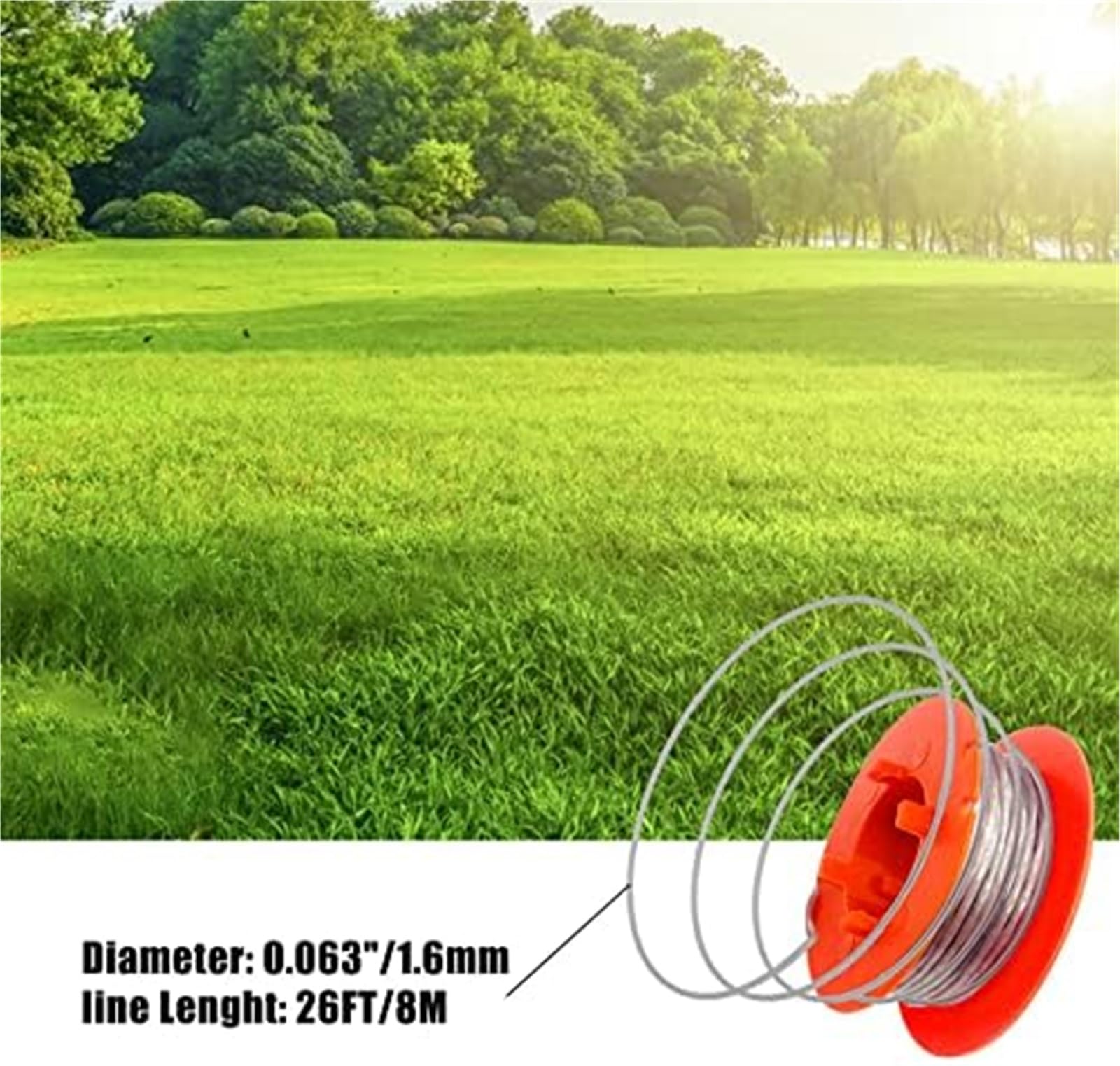 Para Carrete y Hilo de cortacésped F016800175 Pro Tap de 1,6 mm