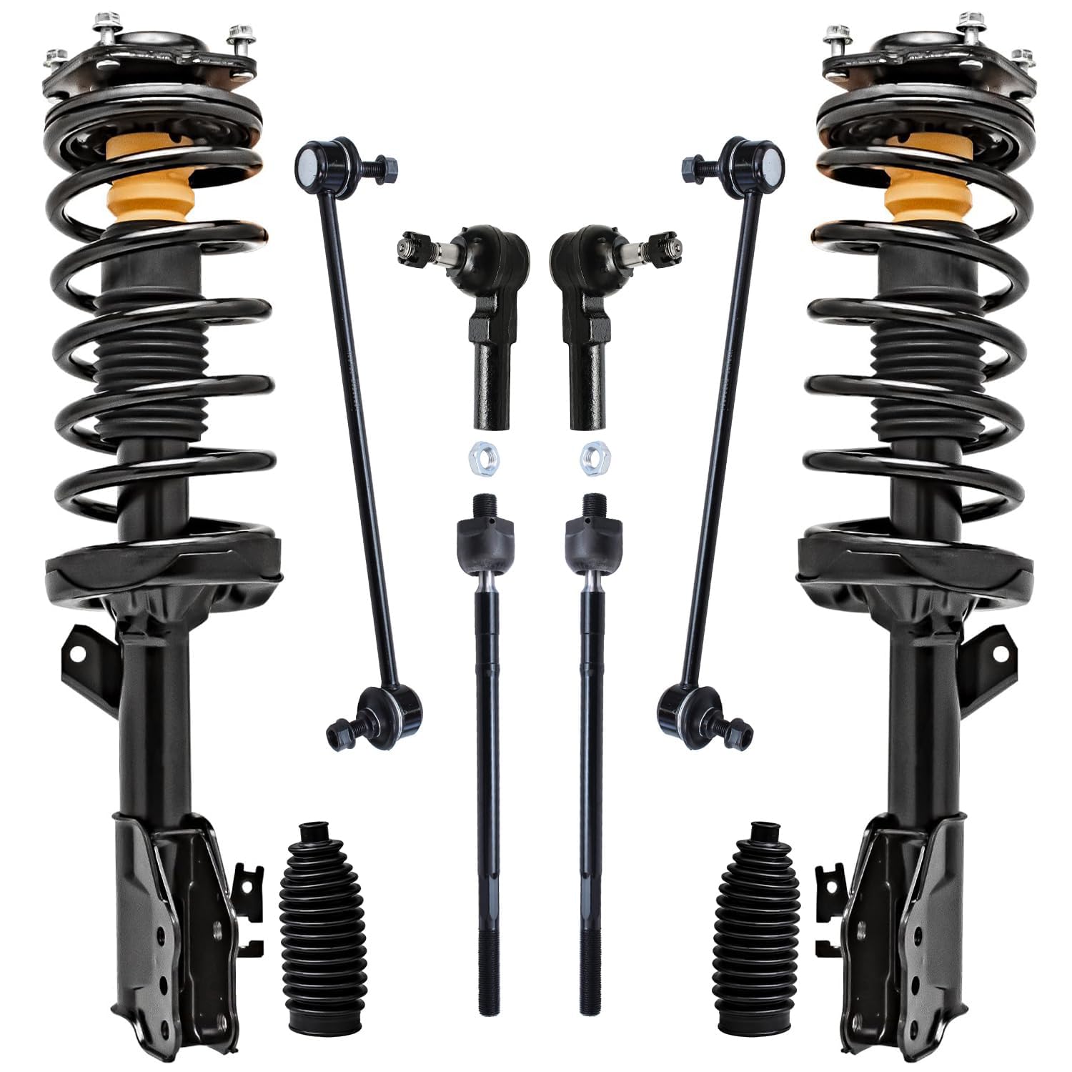 Detroit Axle - 10pc Front Suspension Kit for 2001-2006 Mazda MPV