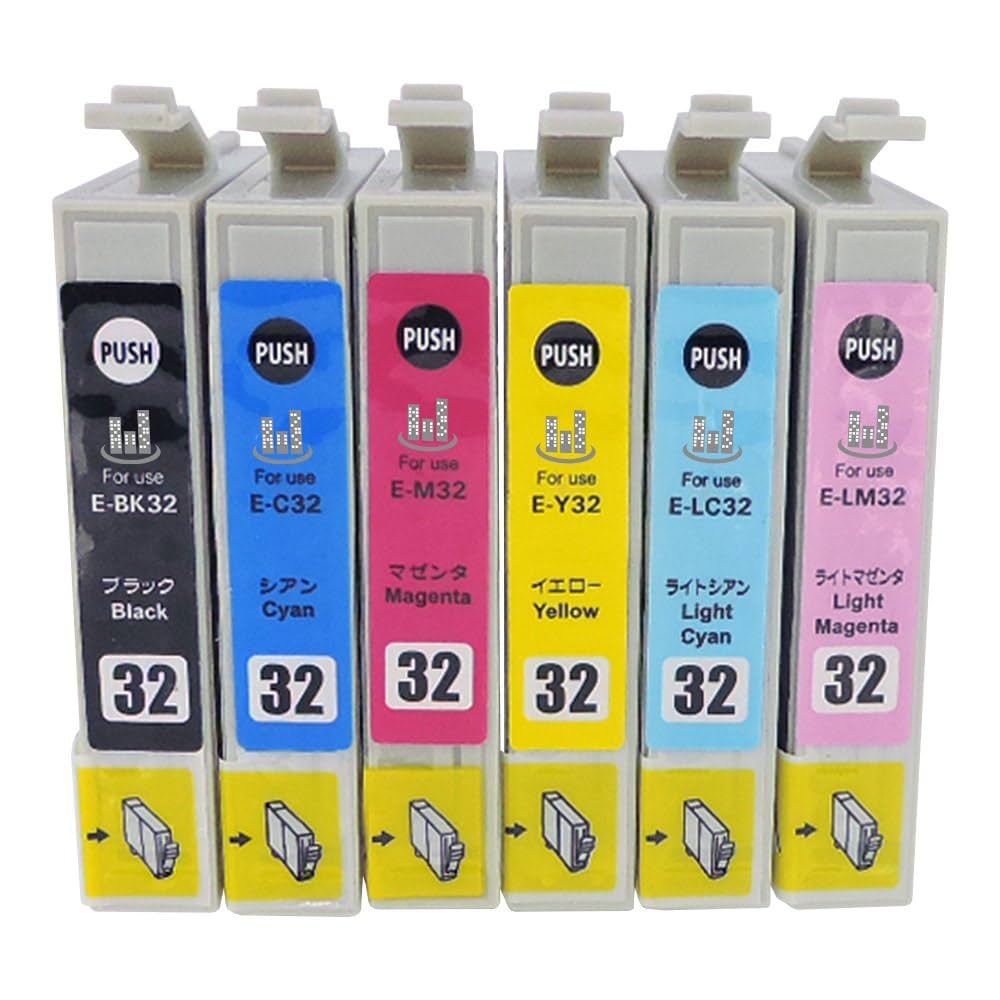 EPSON - ruico純正EPSON IC6CL32相当6種96本上辺帯色ランダム Amazon.co.jp: エプソン 純正 インクカートリッジ ヒマワリ