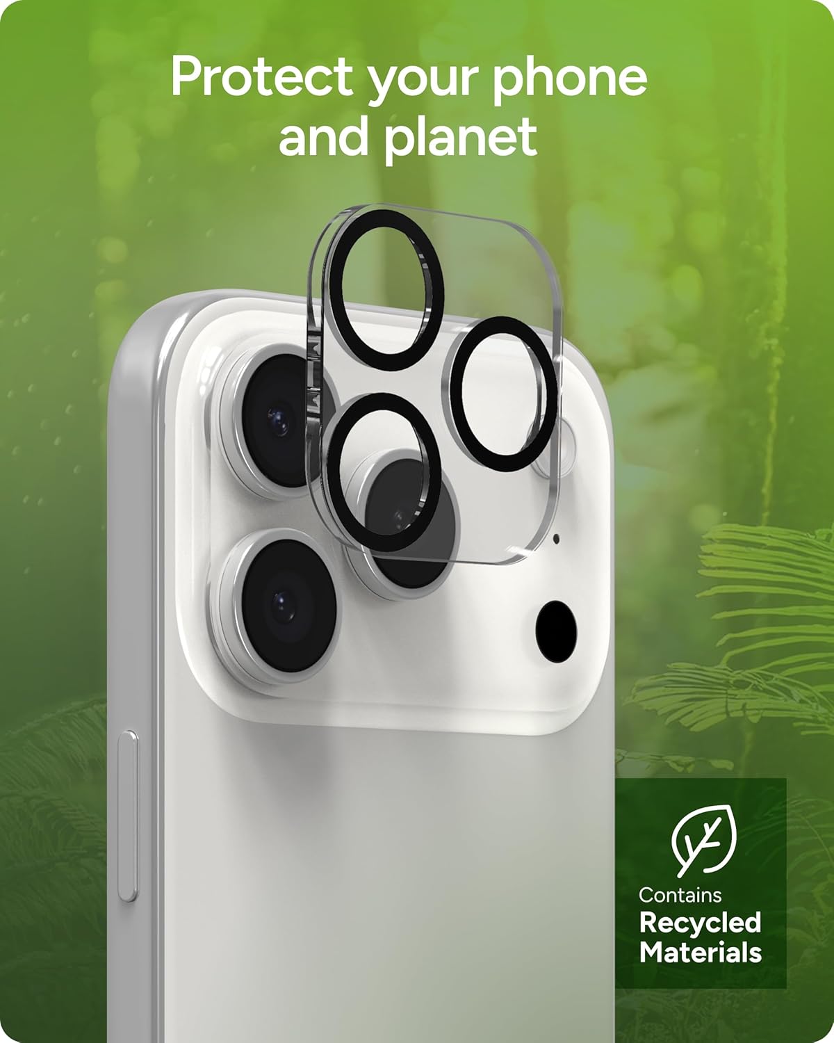 ZAGG Glass Elite iPhone Camera Lens Protector for iPhone 17 Pro Max / 17 Pro - Camera Frame, Maximum Impact & Scratch Protection, Anti-Reflective Technology, Smudge-Resistant, Precise Fit - Image 7