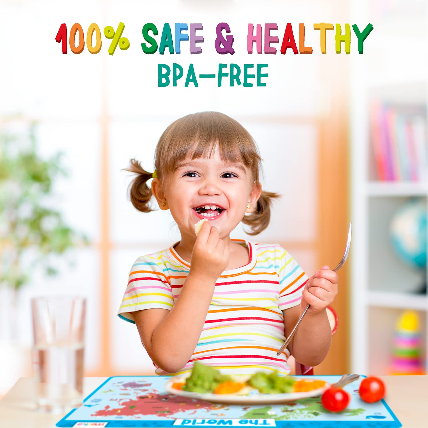 Buy merka Educational Kids Placemats for Dining Table and Classroom