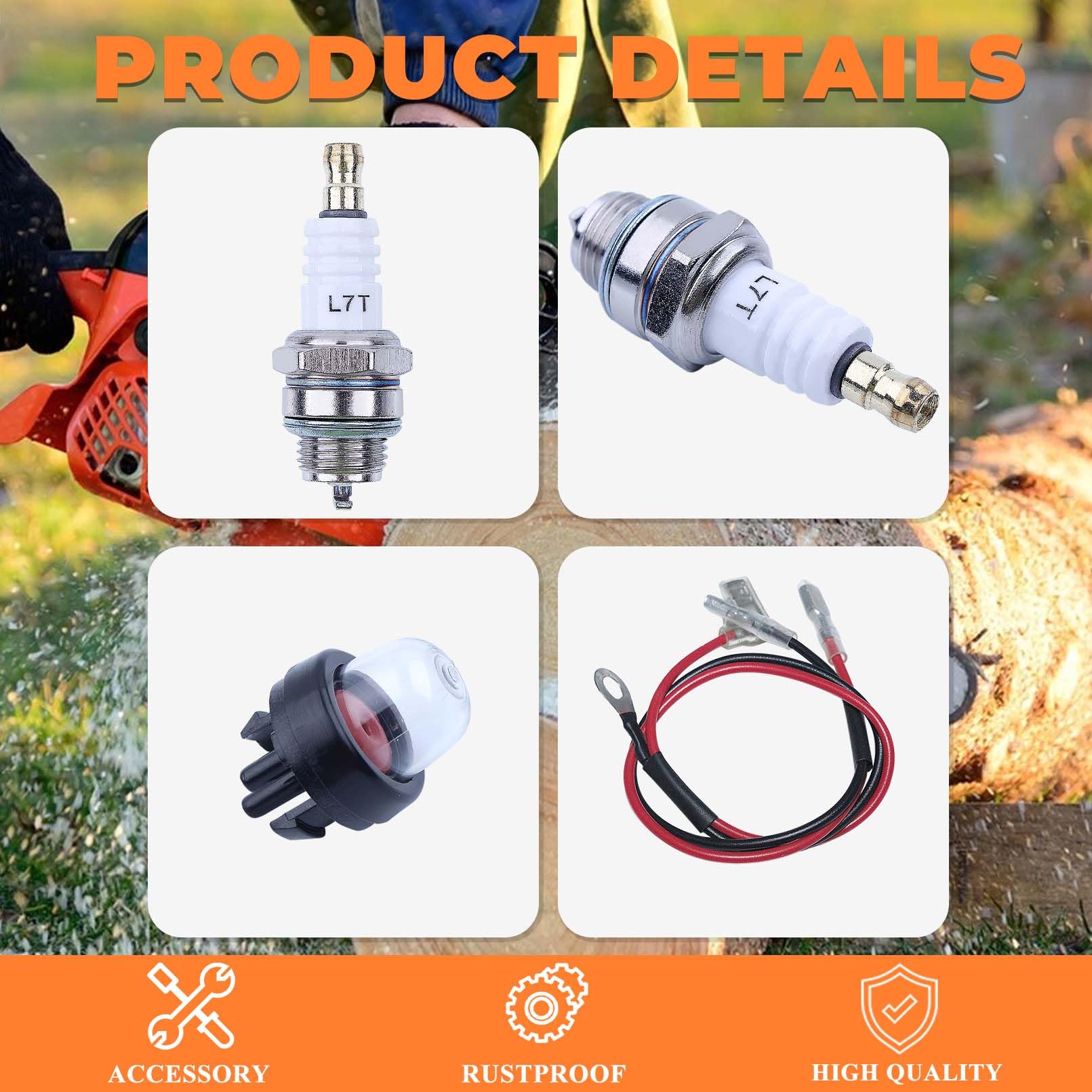 Replacement Ignition Module Ignition Coil For Husqvarna 435 440 445 & Jonsered Chainsaws - Unbranded Direct Fit 1 Piece Ignition Coil