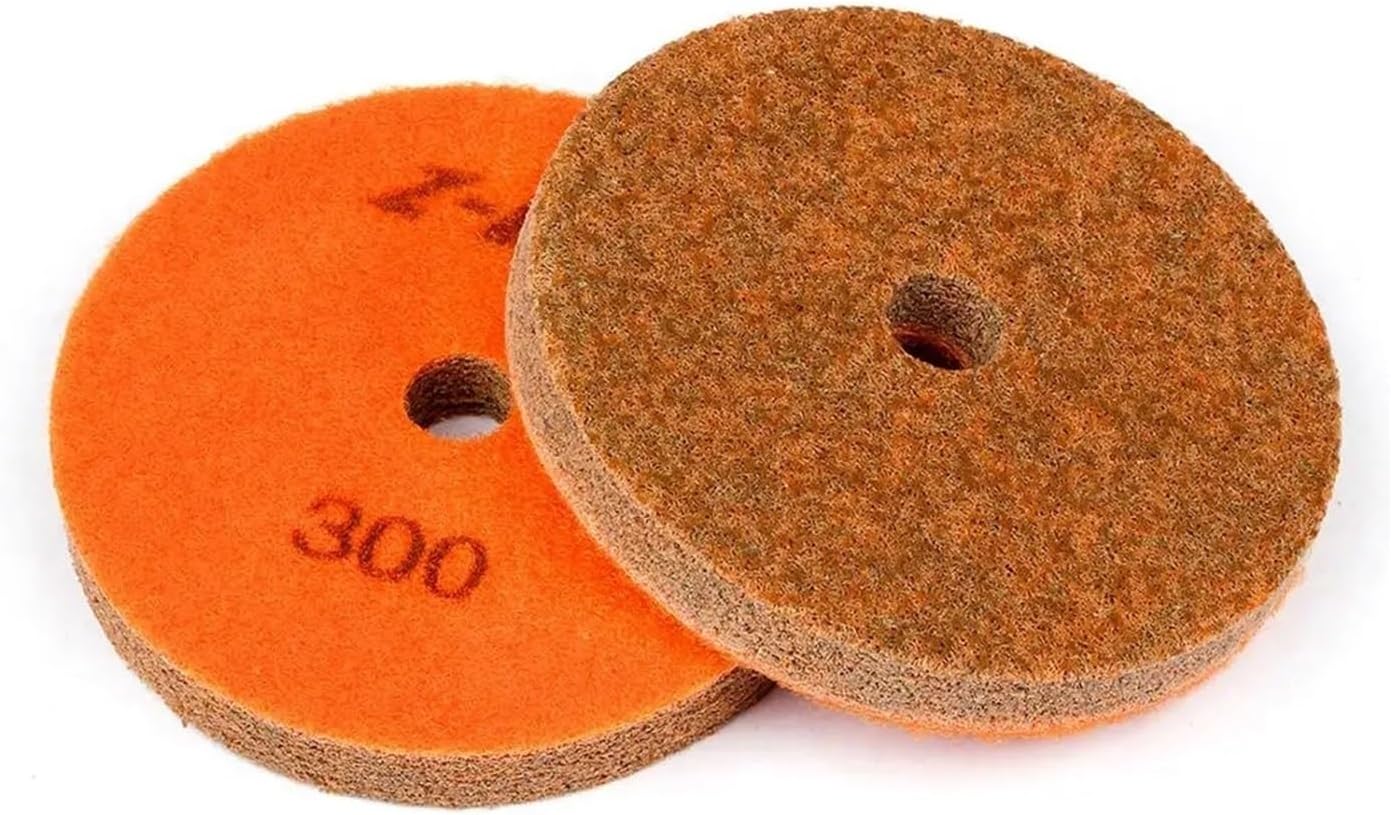 4 Inch 7pcs/Set Sponge Marble 100mm Diamond Sponges for Polishing Wet Using Stone Buff Granite Marble Polishing Pads