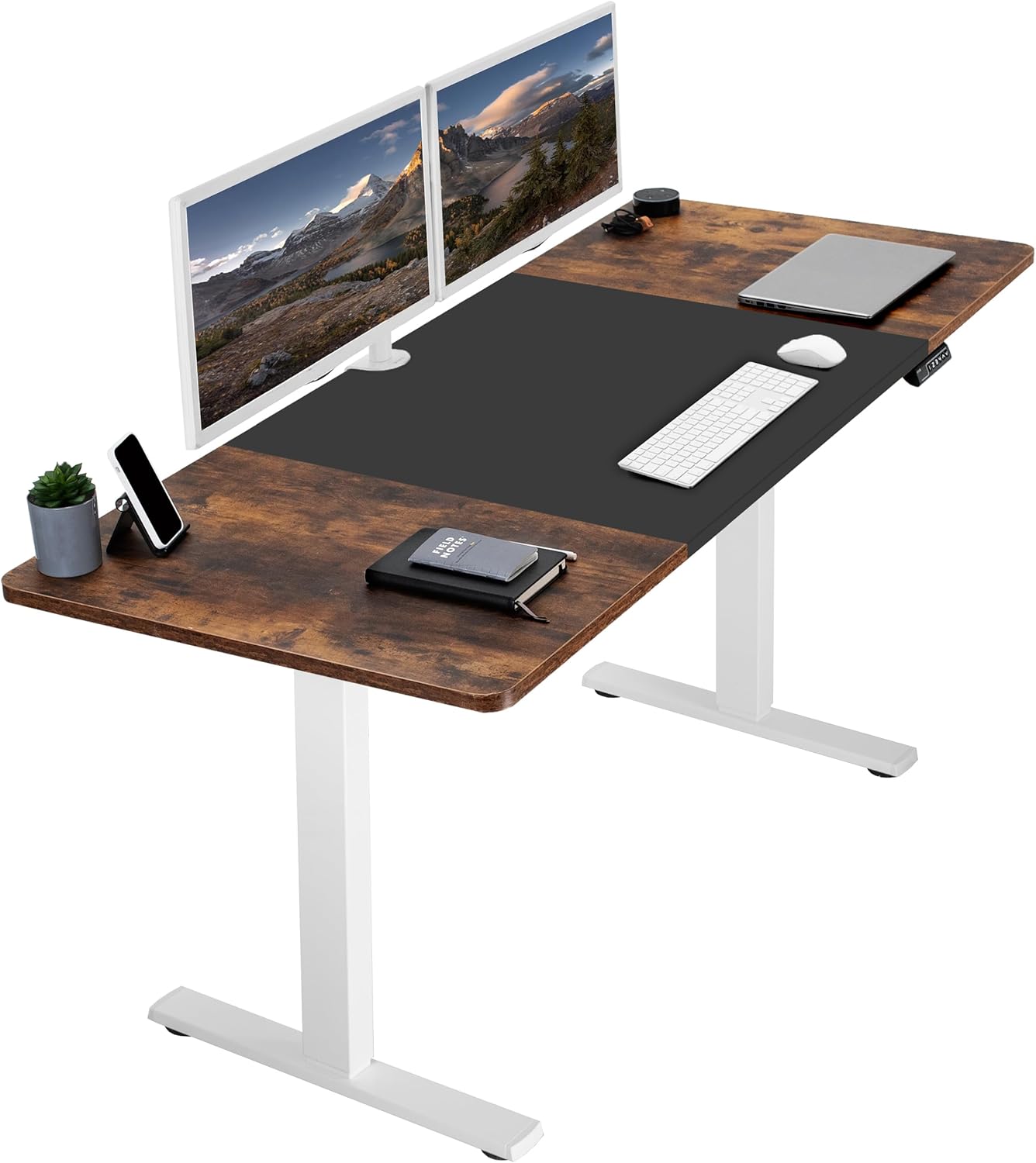 Amazon.com: VIVO Electric Height Adjustable 71 x 30 inch Memory Stand ...