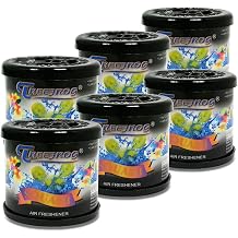 Auto Dynasty TreeFrog Gel-Typed Automotive Cup-Holder Air Freshener - Squash Scented Pack of 6