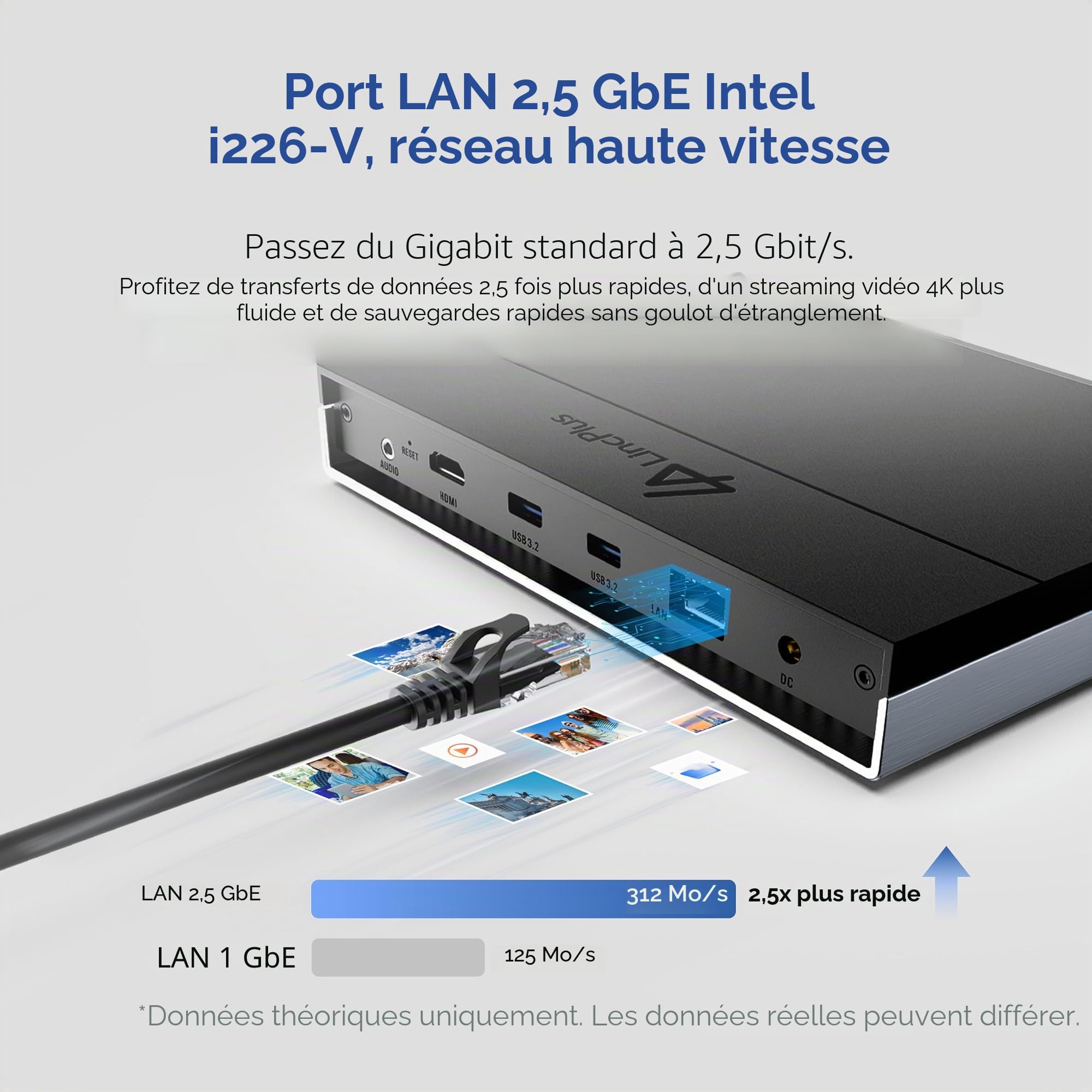 LincStation N1 Serveur NAS 6 Baies, 16 Go de RAM, 128 Go eMMC, 2 Baies x SATA HDD + 4 Baies x M.2 NVMe SSD, Intel Celeron Quad-Core, HDMI 4K, 2 Ans de Garantie, Stockage en Réseau (sans Disque)