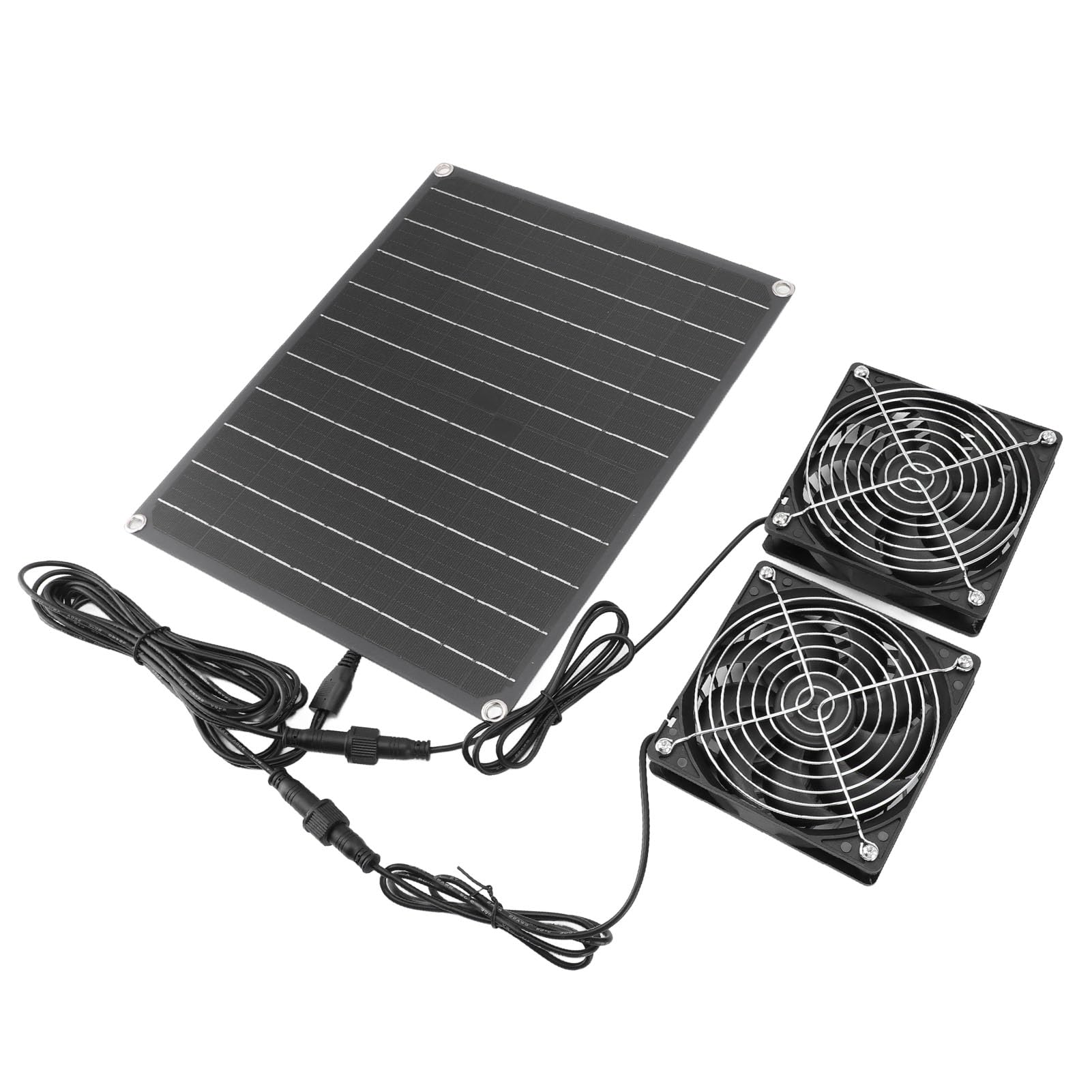 Generic Ventilatore Ad Energia Solare Scarico Durevole Monocristallino da 15 W per Locali Tecnici per Domestici