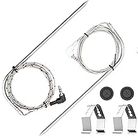 Vista 12 de Controlador de parrilla de pellets para Traeger, piezas de repuesto del panel de control, sonda de temperatura Rtd, termómetro, sonda del termostato