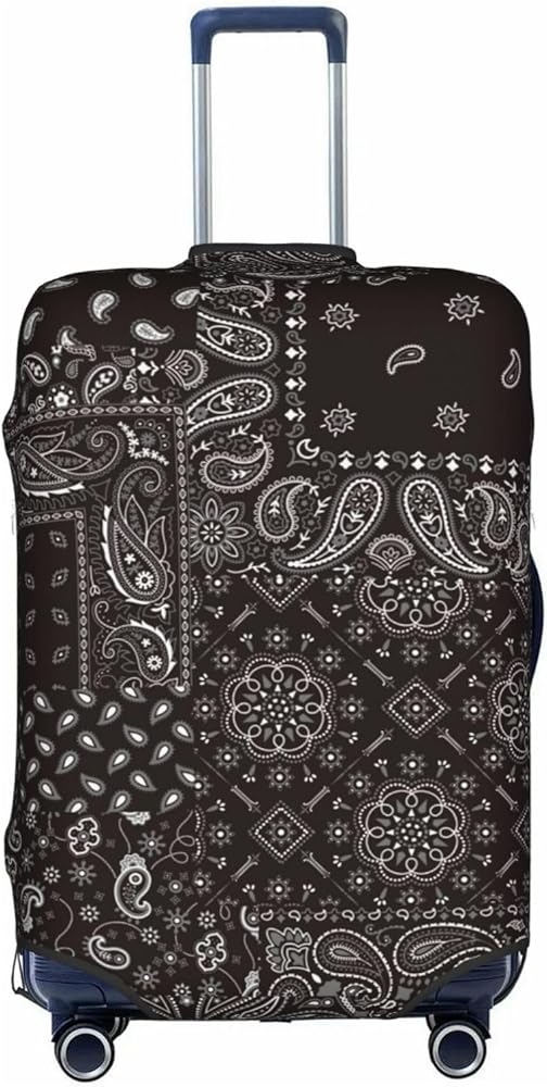 Amazon | [ZOOKISS] ラゲッジカバー ブラックバンダナ 羽柄 北欧