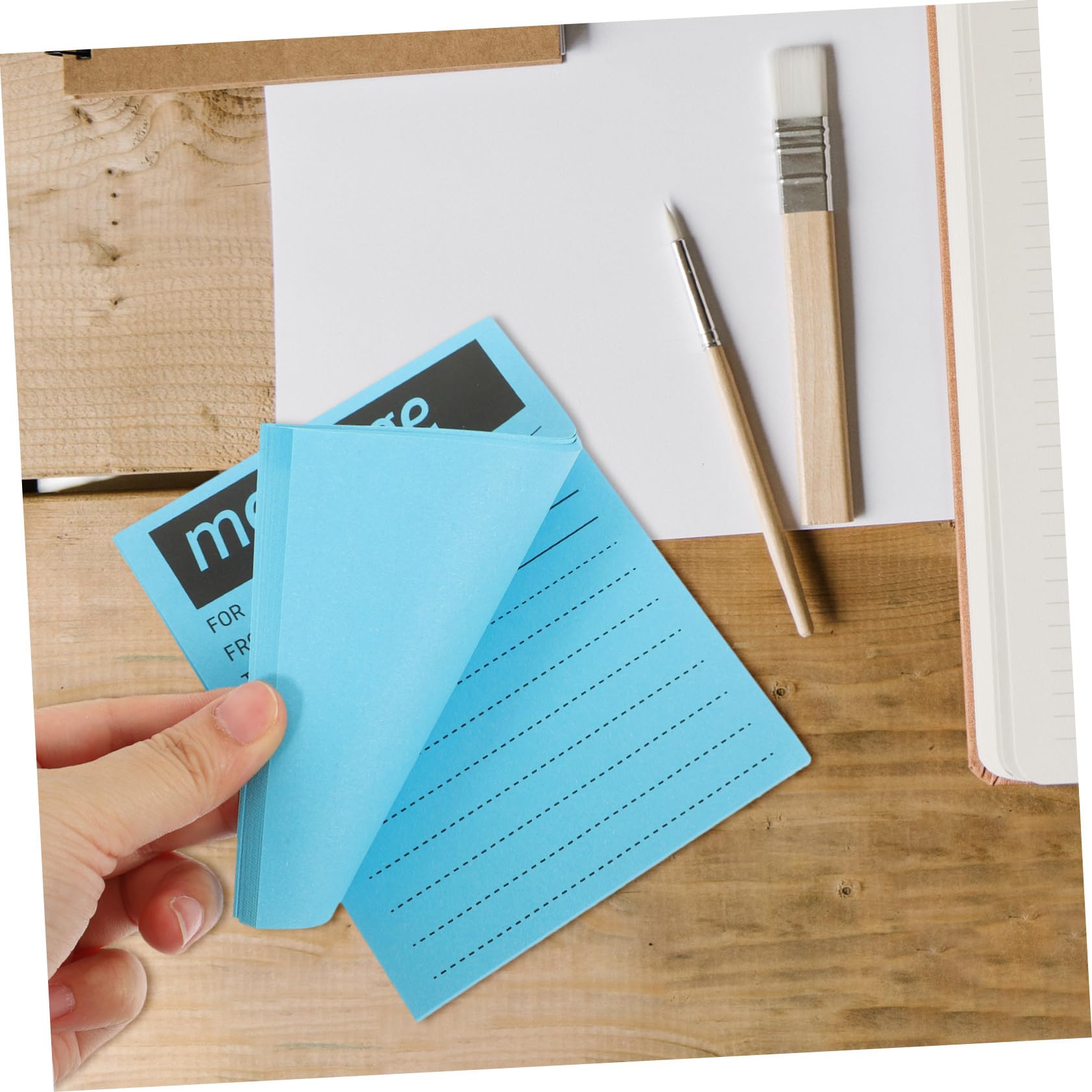 Angoily 2 Stück Teiliges Bunte Haftnotizen mit Stark Klebenden Rückstandsfrei Ablösbaren Message Pads Vielseitige Notizblöcke für Büro Schule und Haushalt Praktische Memo Sticker für To Do