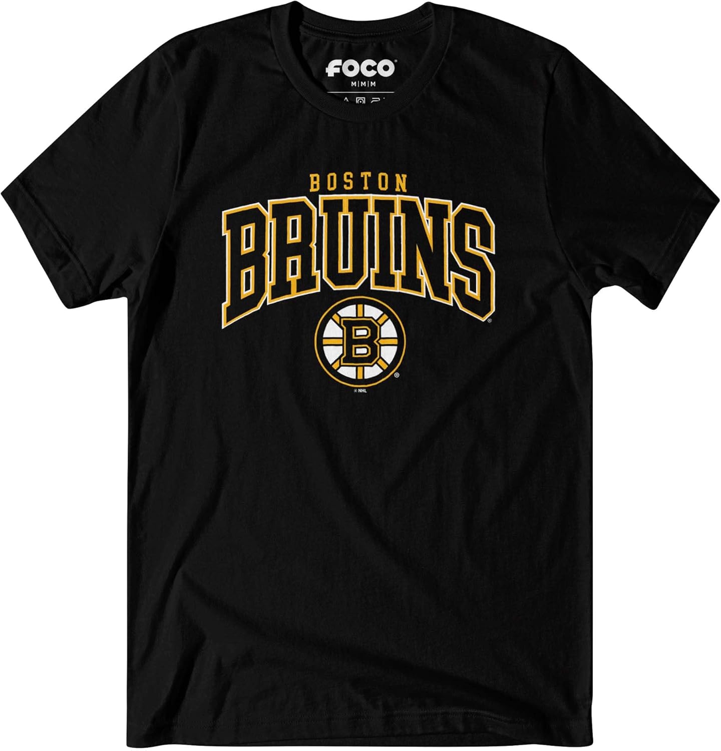 FOCO NHL Mens NHL Classic Arched Team Logo Short Sleeve T-Shirt