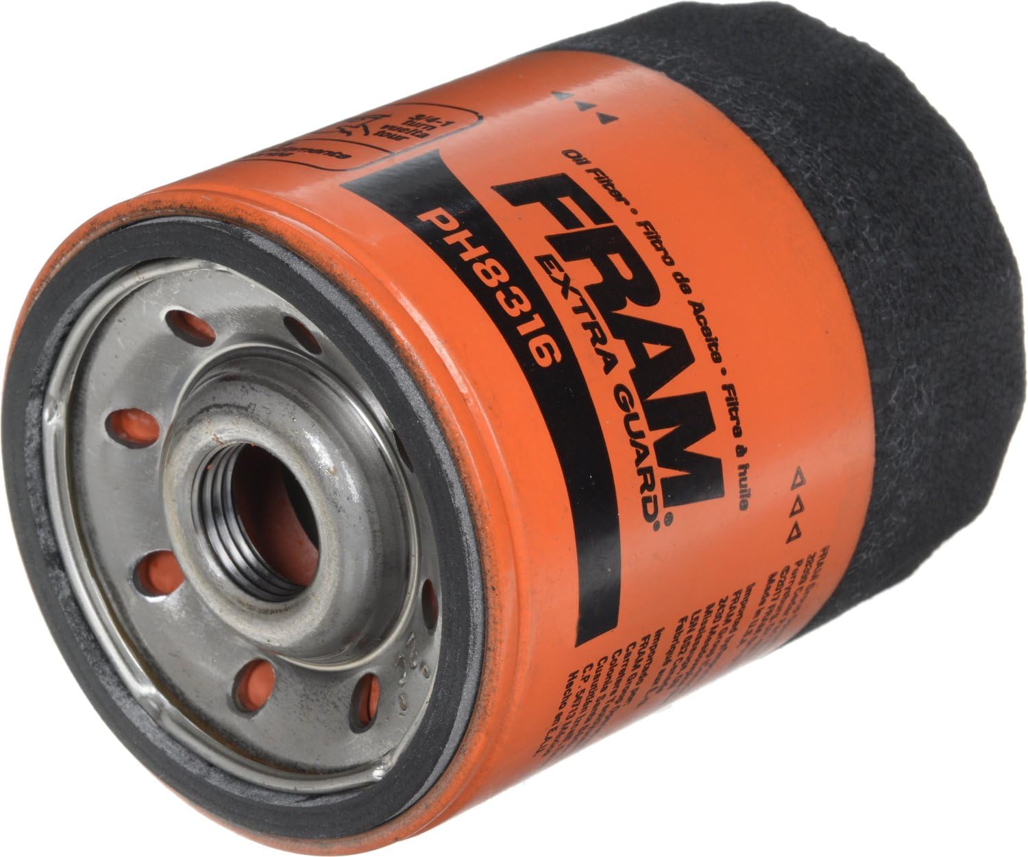 FRAM Extra Guard PH8316, 10K Mile Change Interval Spin-On Oil Filter (Pack of 2)