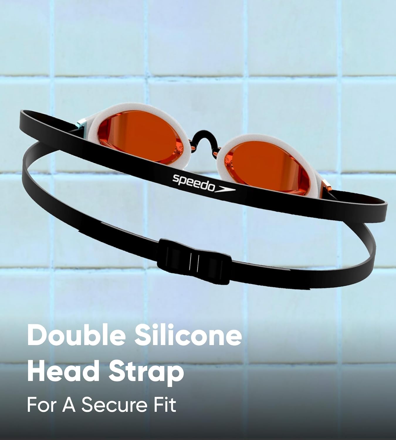 Speedo Fastskin Speedsocket 2 Mirrored Goggles White/Copper - Image 5