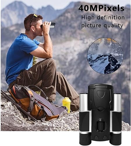 Miniatura 8 de Binoculares digitales con cámara, cámara de telescopio de 2.0 pulgadas, LCD tipo C, carga digital, cámara binocular con zoom y videocámara para ver