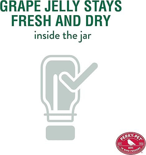 Miniatura 5 de Comedero para pájaros salvajes de gelatina Perky-Pet 253 Oriole Paquete de 1 Rojo