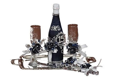 Miniatura 7 de A&C Quinceañeras and More Accessories Quince Set Sweet Sixteen Accessories Quinceanera bible Quinceanera Tosting Set 176 (Bible)