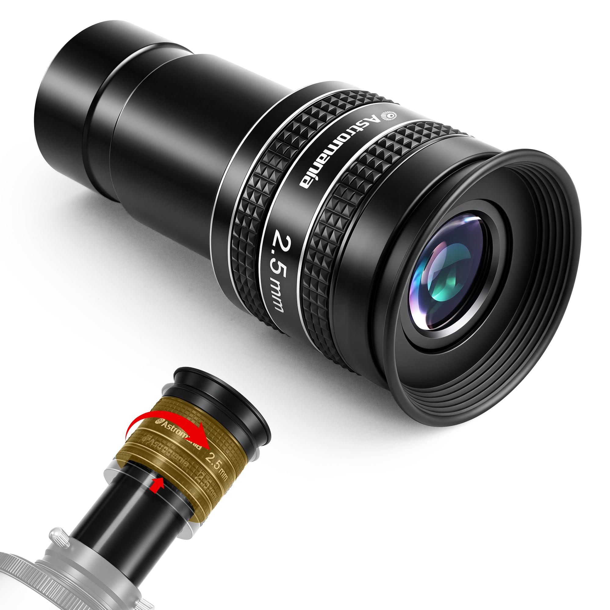 Astromania Okular planetarny 3,2 cm 2,5 mm 58 stopni do teleskopu