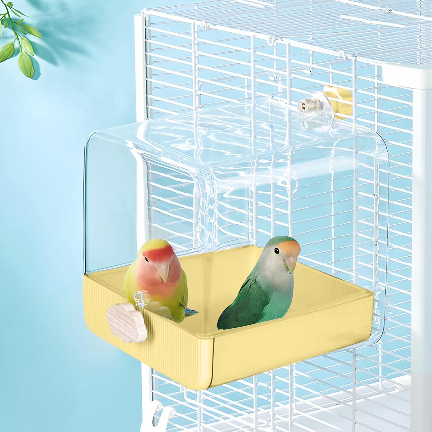 Hanging Bird Bath for Cage, Cleaning Pet Supplies Bird...