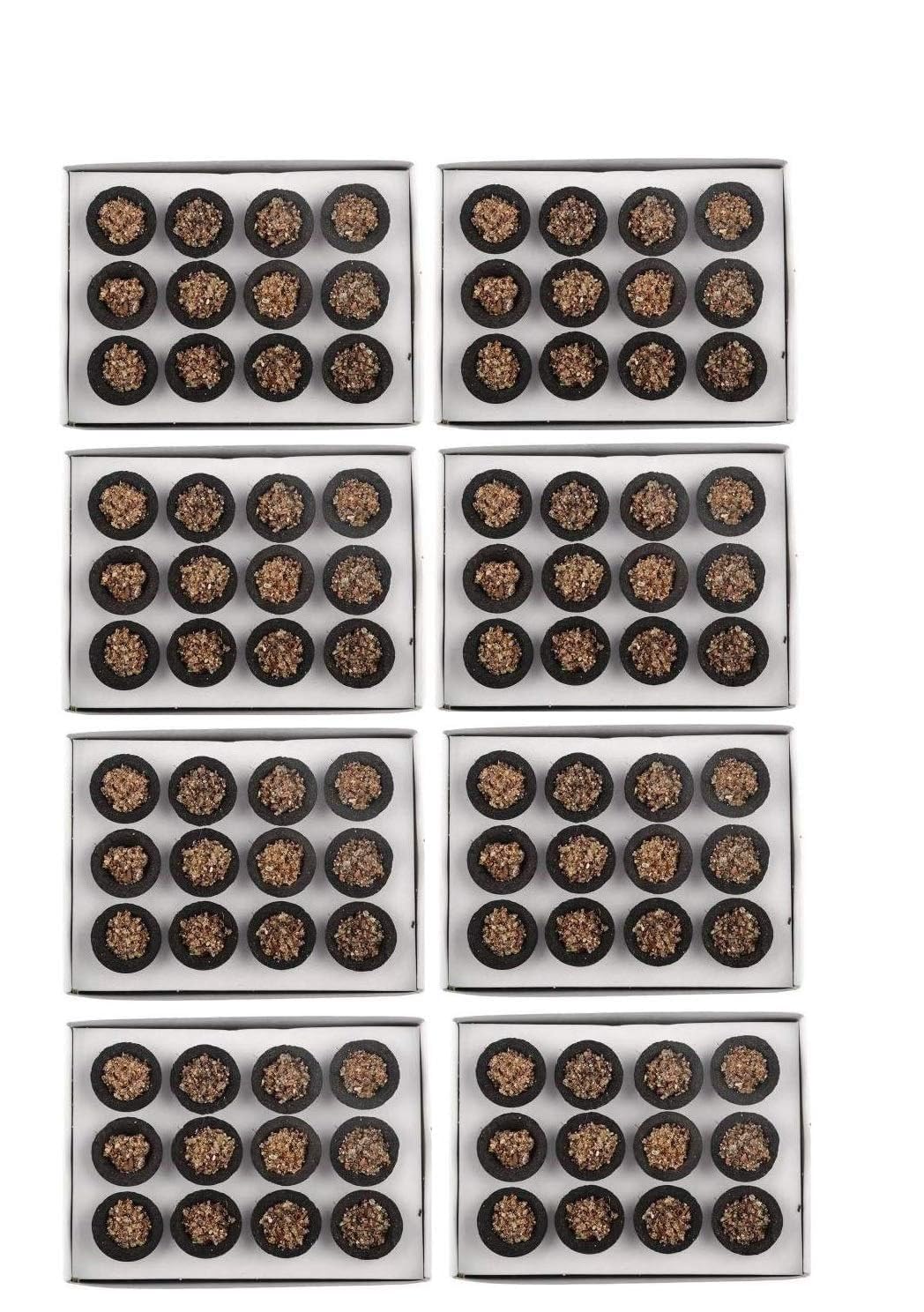 Sambrani Guggul Dhoop Cups for Pooja, Havan, Meditation & Spiritual Rituals | Natural Guggal & Loban Fragrance Dhuni Cups | Easy Light Incense Cups with 1 Burner Plate (Pack of 8)-image-20