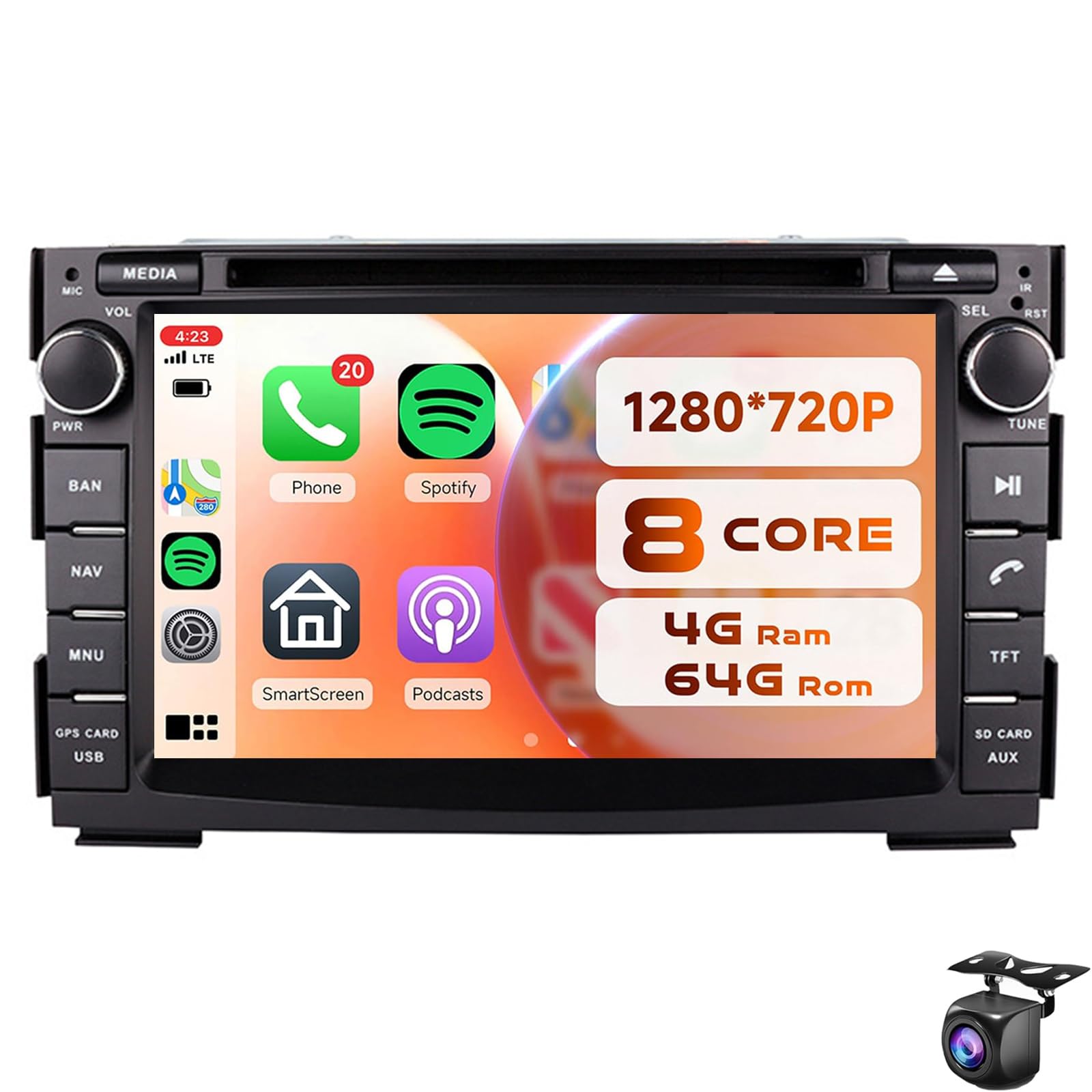 Radio samochodowe stereo dla Kia CEED 2006-2012 Kia Venga 2007-2017