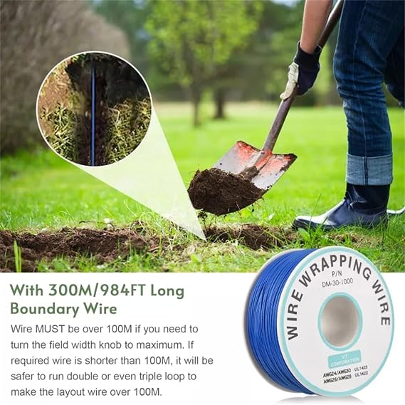 For1dog,Electric Dog Fence, Underground/Aboveground Dog Fence System Pet Tone Shock Boundary Containment Waterproof Battery-Operated Training Collar Receiver for Small Medium Large Dogs