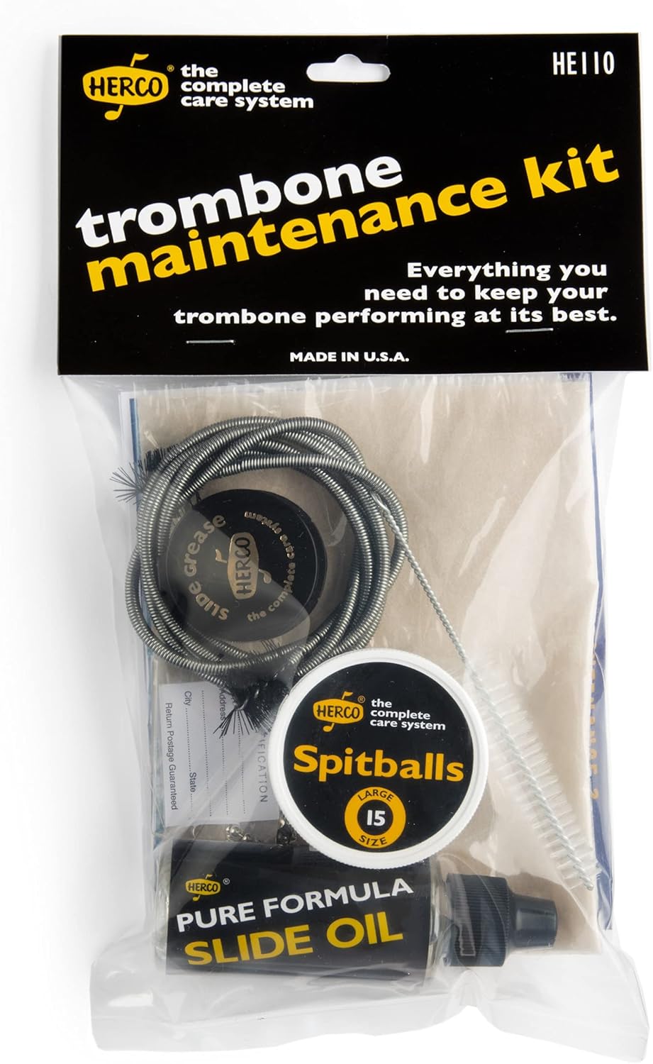 Herco HE110 Trombone Maintenance Kit