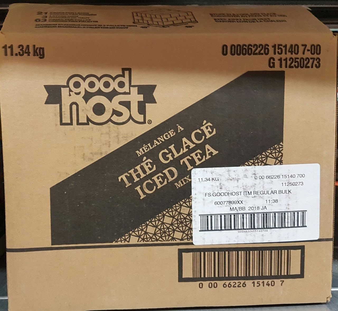 Good Host Ice Tea Mix Huge Bulk Box 11.34kg/25 Pounds