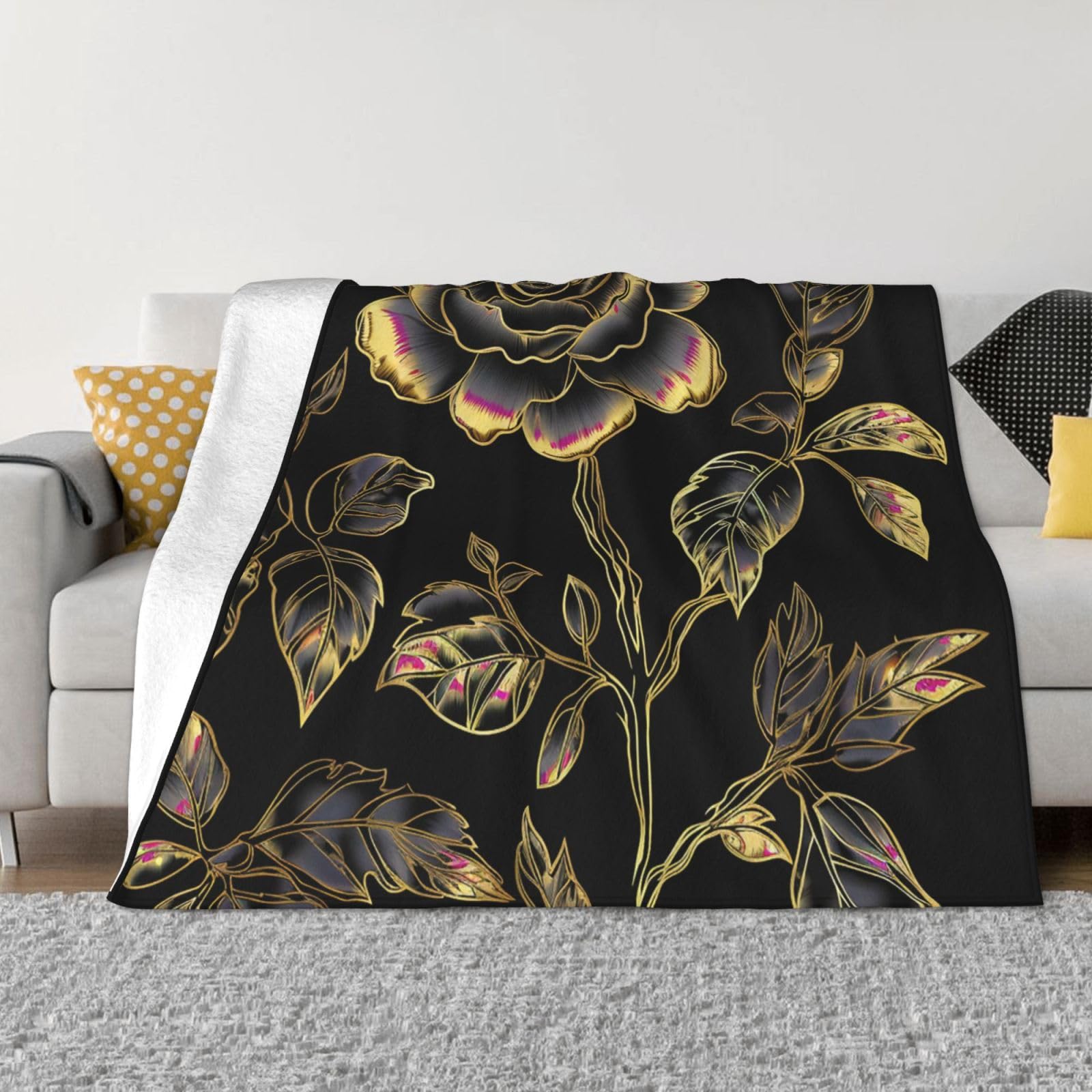 Couverture en micro polaire flanelle pour vos soirées cocooning au salon