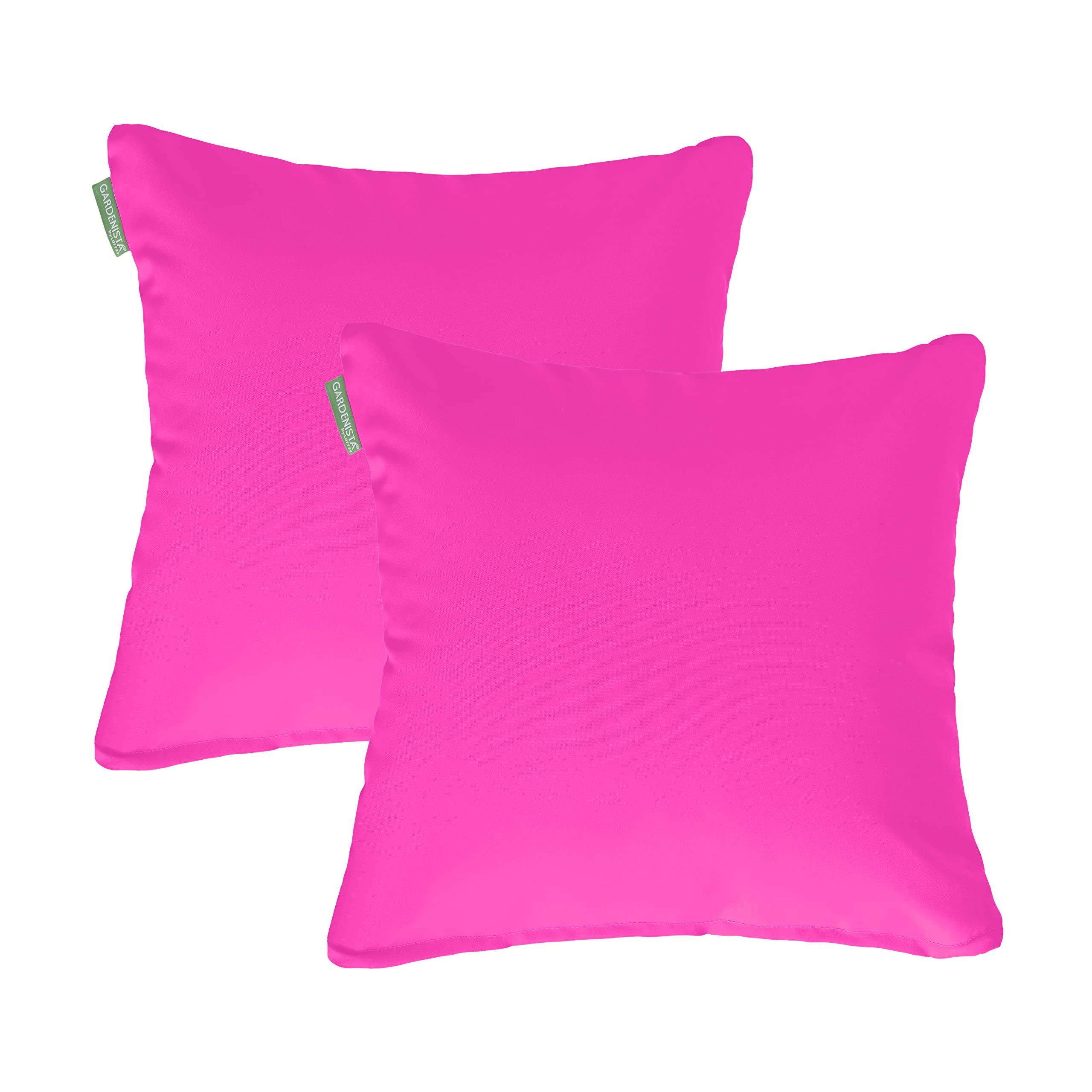 Gardenista Waterdicht Tuin Sierkussens | Tuin Meubilair Decoratie Kussens | Buiten Schuimkruimel Gevuld 45x45 cm | Kussen Voor Rotan Stoel | Tuinkussens | 2 Pack (Paars