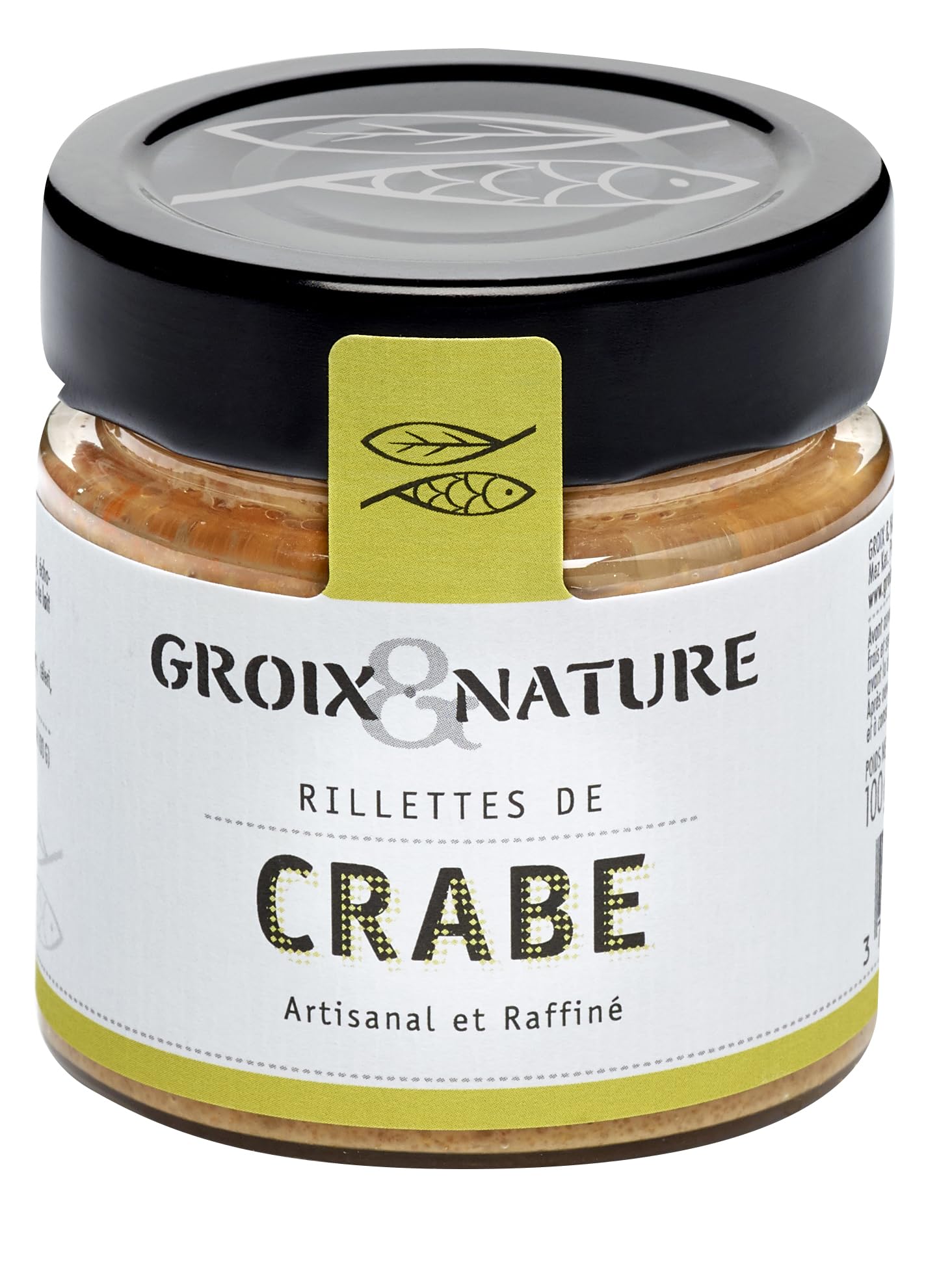 Groix et Nature, Probierpaket - Meeres-Rillettes, Jakobsmuscheln, Hummer, Lachs, Krabben, aus Frankreich, 4 x 100 g