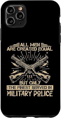 El iPhone 11 Pro Max solo se sirve en el caso de veterano MP de la policía militar de EE. UU