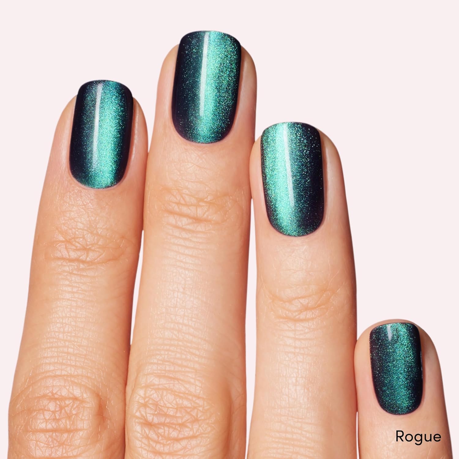 Dashing Diva One Gel Magnetic Polish Duo - Watermelon - Red & Green - Rouge & Villainous - 3-in-1 Base Coat, Nail Color & Top Coat - Magnetic Gel Nail Polish Set