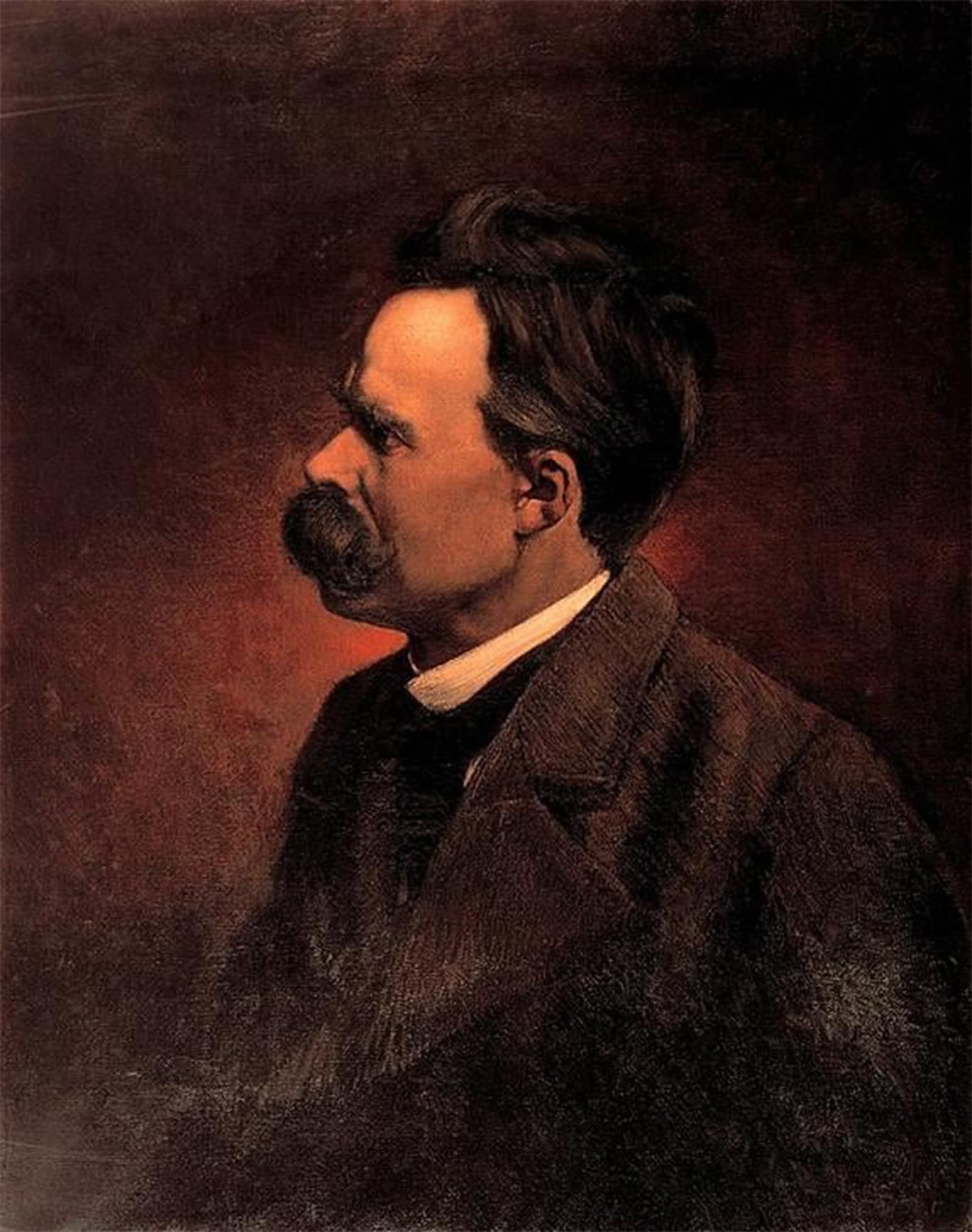 Art tableau portrait de Nietzsche Köselitz affiche impression d'art - 5