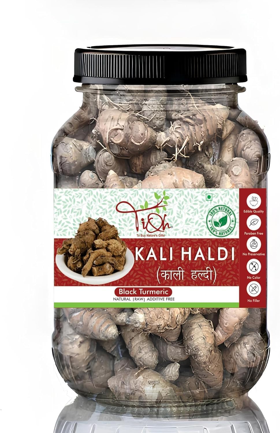 TIQH Narkachur - Kali Haldi - Nar Kachur - Narkchaur - Curcuma Zerumbet - Zedoary Root - Black Turmeric (100 Gr)