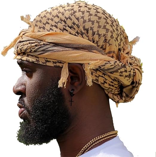 Turban Hat African Head Scarf Men Durags For Men Pcs Satin