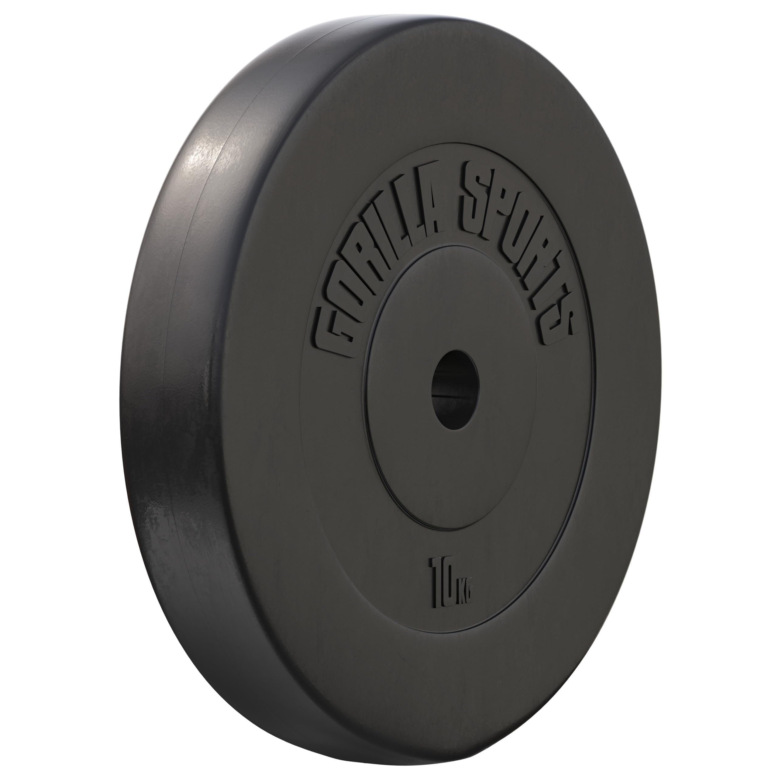 GORILLA SPORTS Hantelscheiben Einzeln/Set 30mm Bohrung Kunststoff