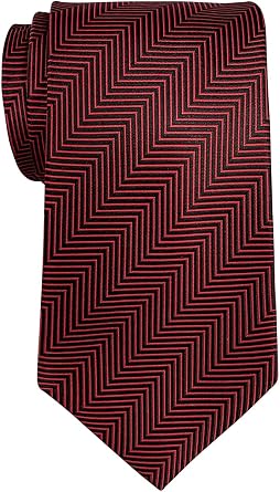 Retreez Herringbone Stripe Woven Mens Tie Necktie | 3.15" Mens Ties, 100% Polyester Microfiber, Mens Necktie for Business, Dinner, Graduation, Wedding, Party, Church, Gift