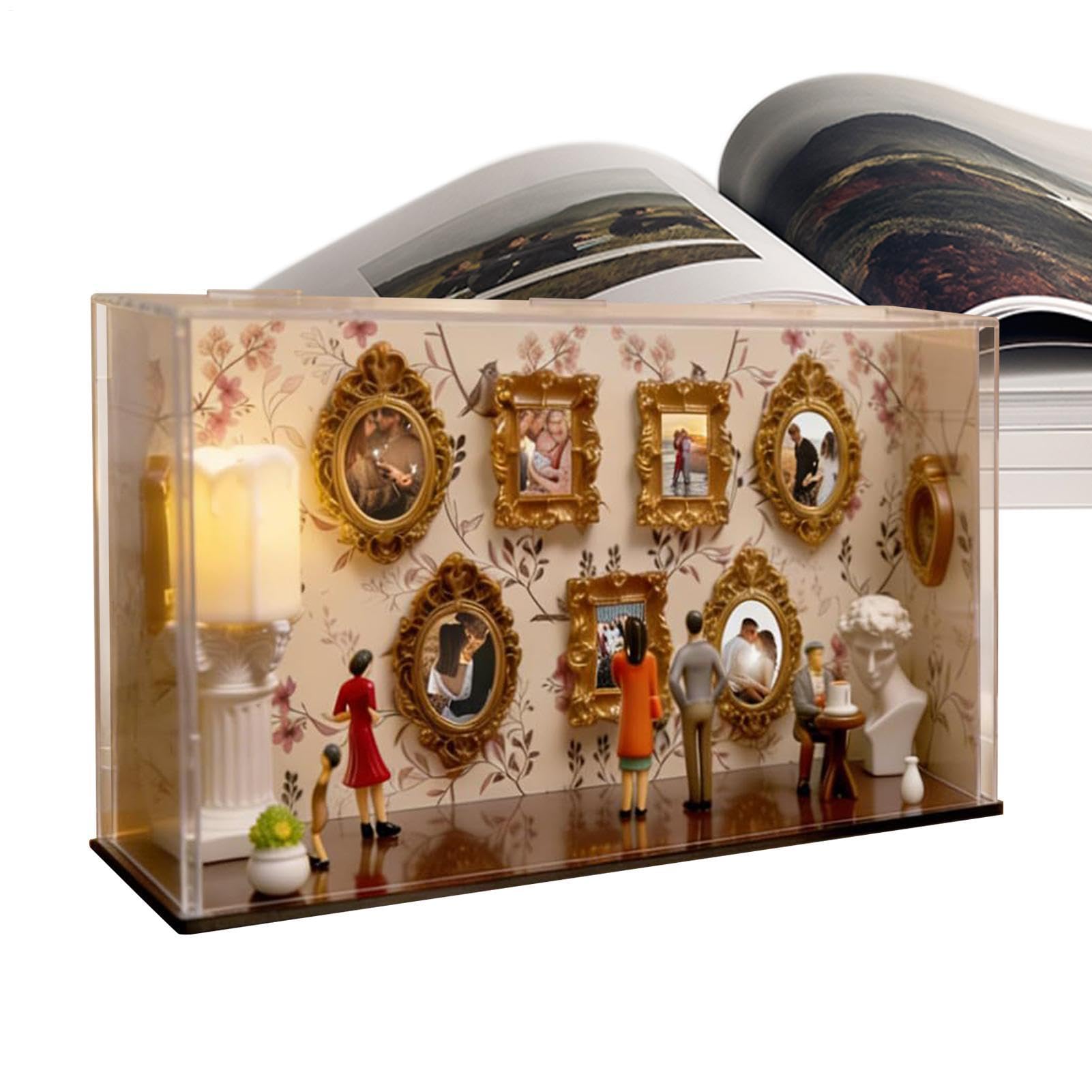 Mini cornici vintage sculture artistiche vintage per la decorazione