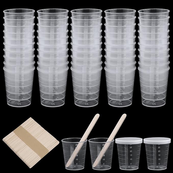 50 Bicchieri In Plastica Acrilica Trasparente, Riutilizzabili, Infrangibili, Senza BPA, Ideali Per Succhi, Whisky, Feste, BBQ E Picnic, Impilabili (7.2x7.5cm) - 5